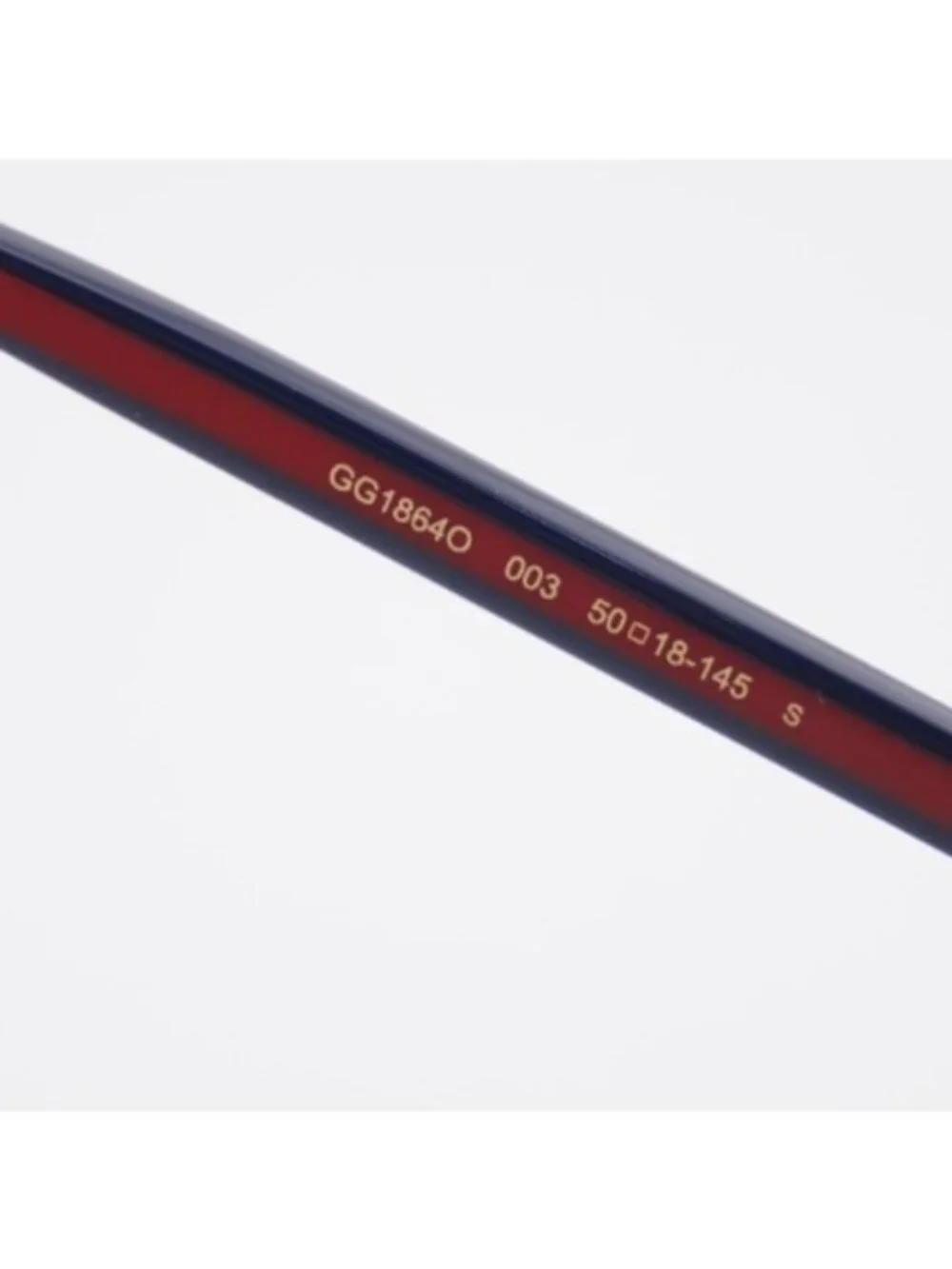 Gucci GG1864O 003 Eyeglasses Red Havana 50mm Square Frame - Picture 10 of 12
